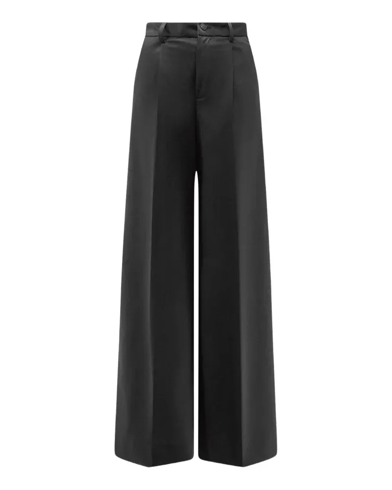 Hevò Torreveneri wide-leg darted trousers - Schwarz Schwarz