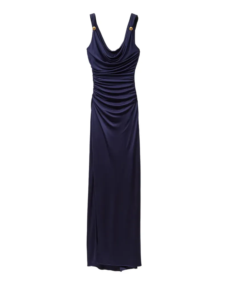 Versace Abendkleid aus Viskose-Jersey - Blau Blau