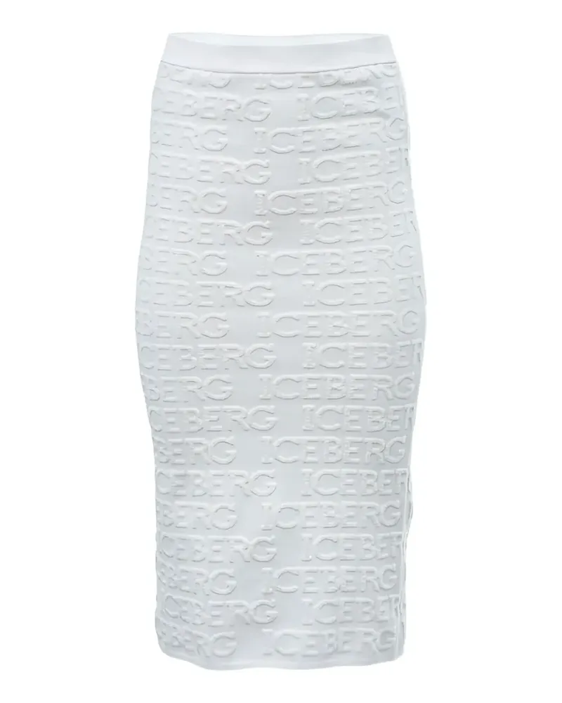 Iceberg Geprägter Rock - Weiß Weiß