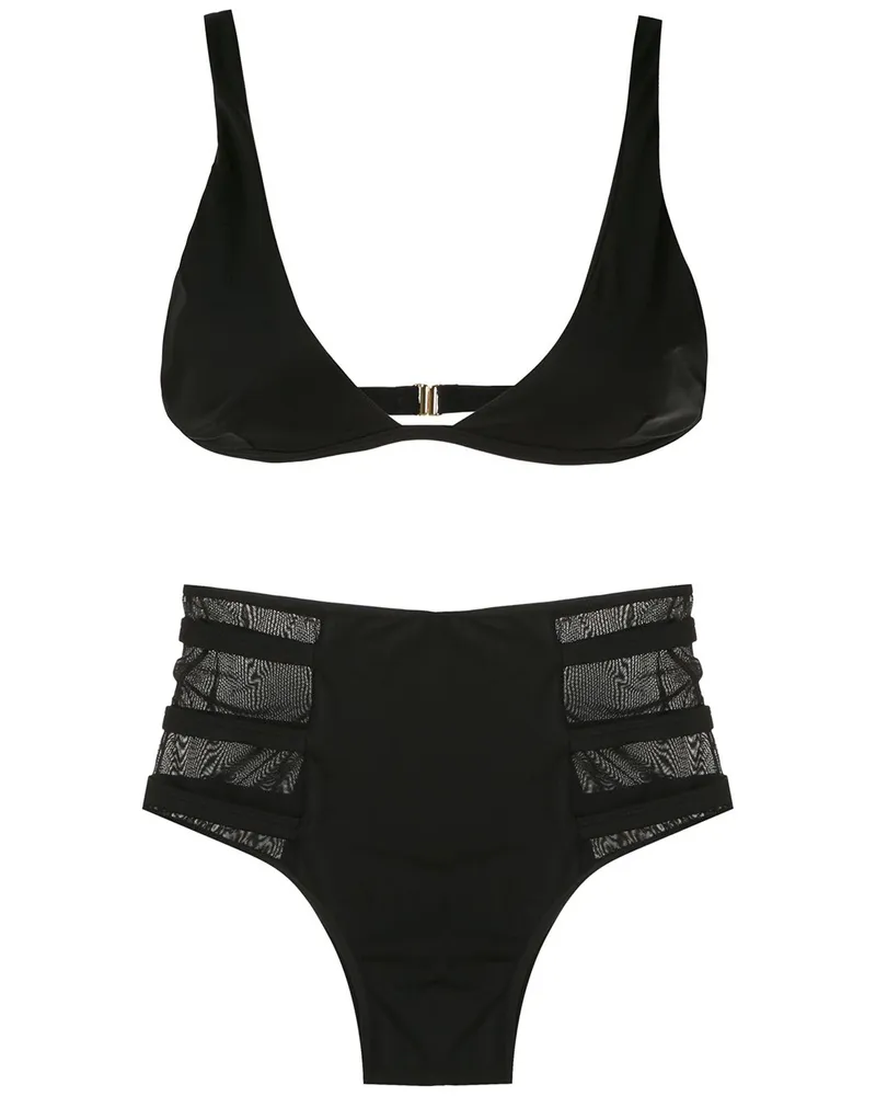 BRIGITTE Bikini mit Shorts - Schwarz Schwarz