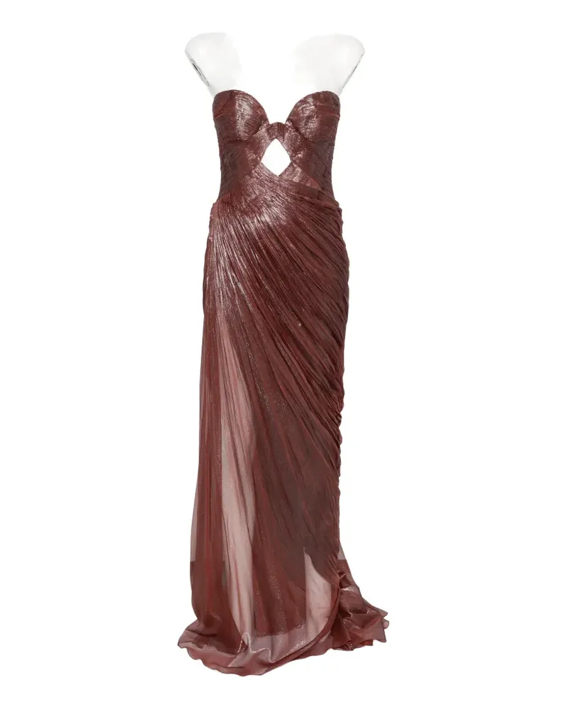Maria Lucia Hohan Zephyra cut-out maxi dress - Braun Braun