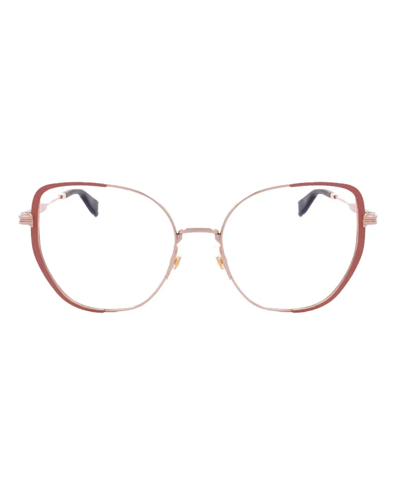 Marc Jacobs Runway Sonnenbrille mit geometrischem Gestell - Gold Gold
