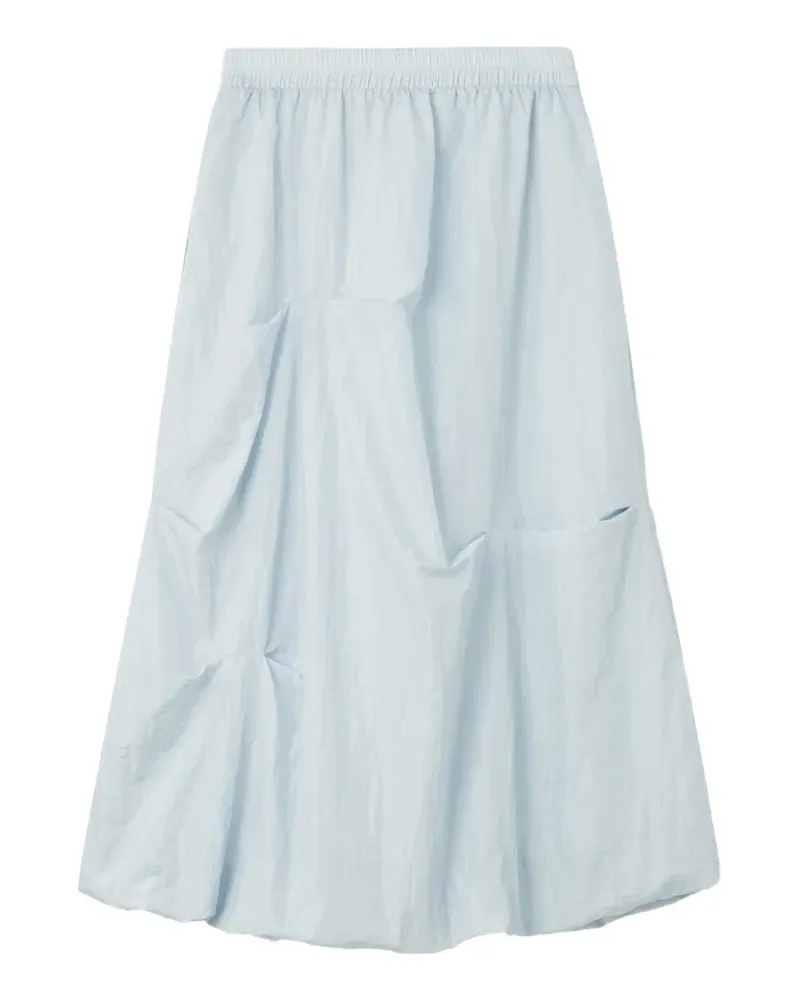 b+ab elasticated-waist balloon midi skirt - Blau Blau