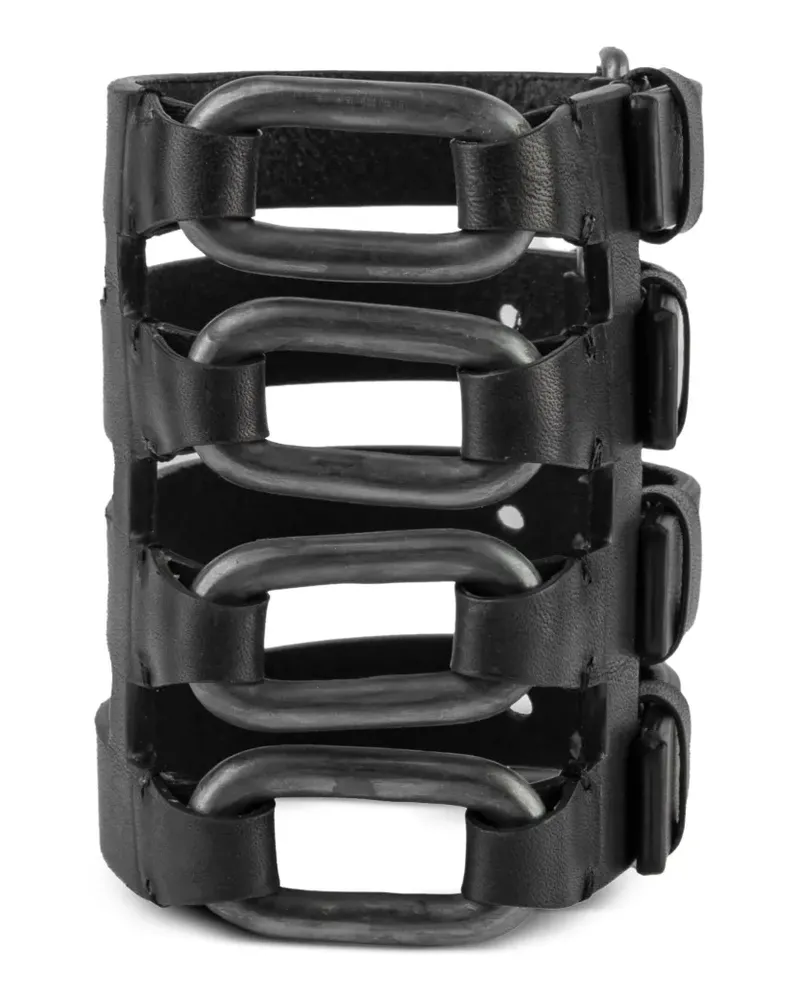 Parts Of Four Armband aus Leder - Schwarz Schwarz