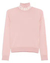 Iceberg Pullover mit Stehkragen Rosa