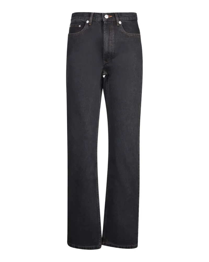 A.P.C. Molly Cropped-Jeans - Schwarz Schwarz