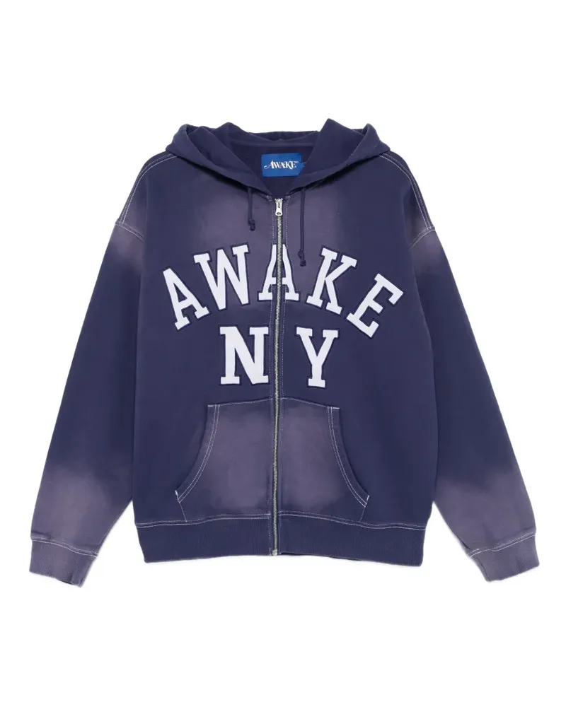AWAKE NY Collegiate Arch hoodie - Blau Blau