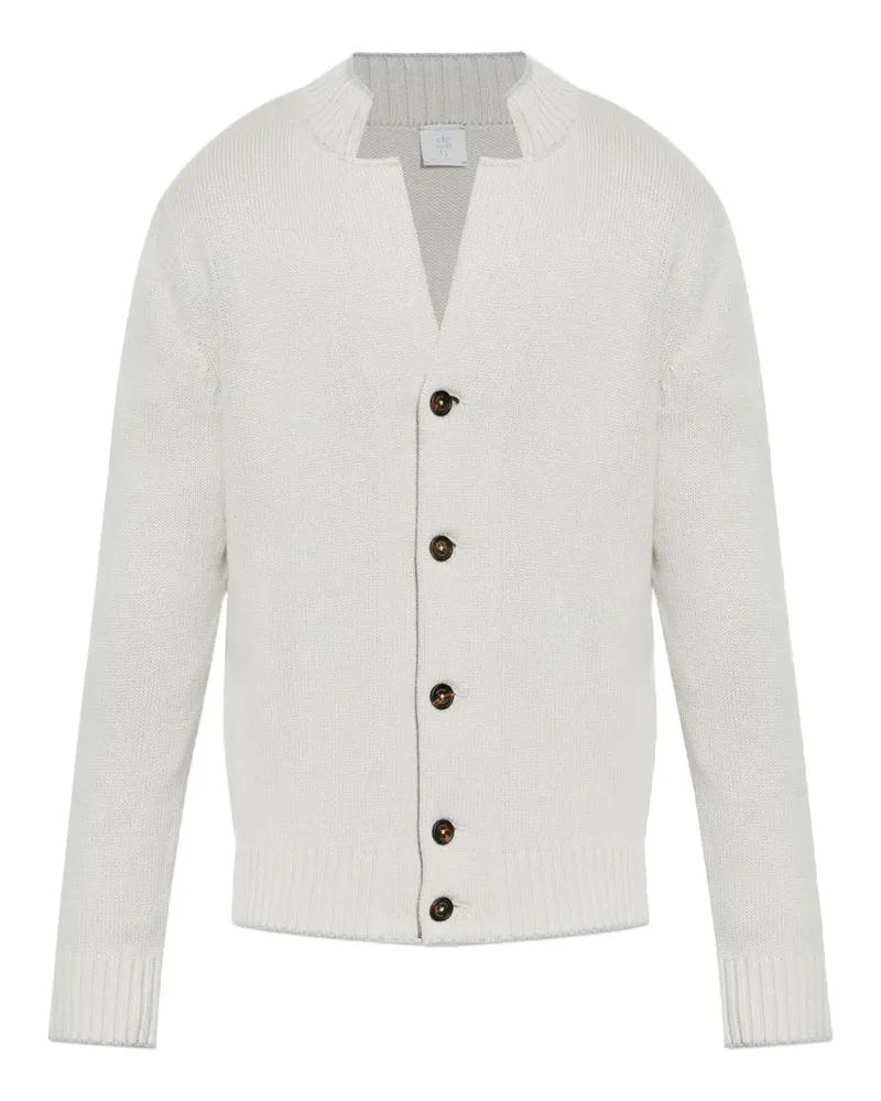 Eleventy Fein gestrickter Cardigan - Nude Nude