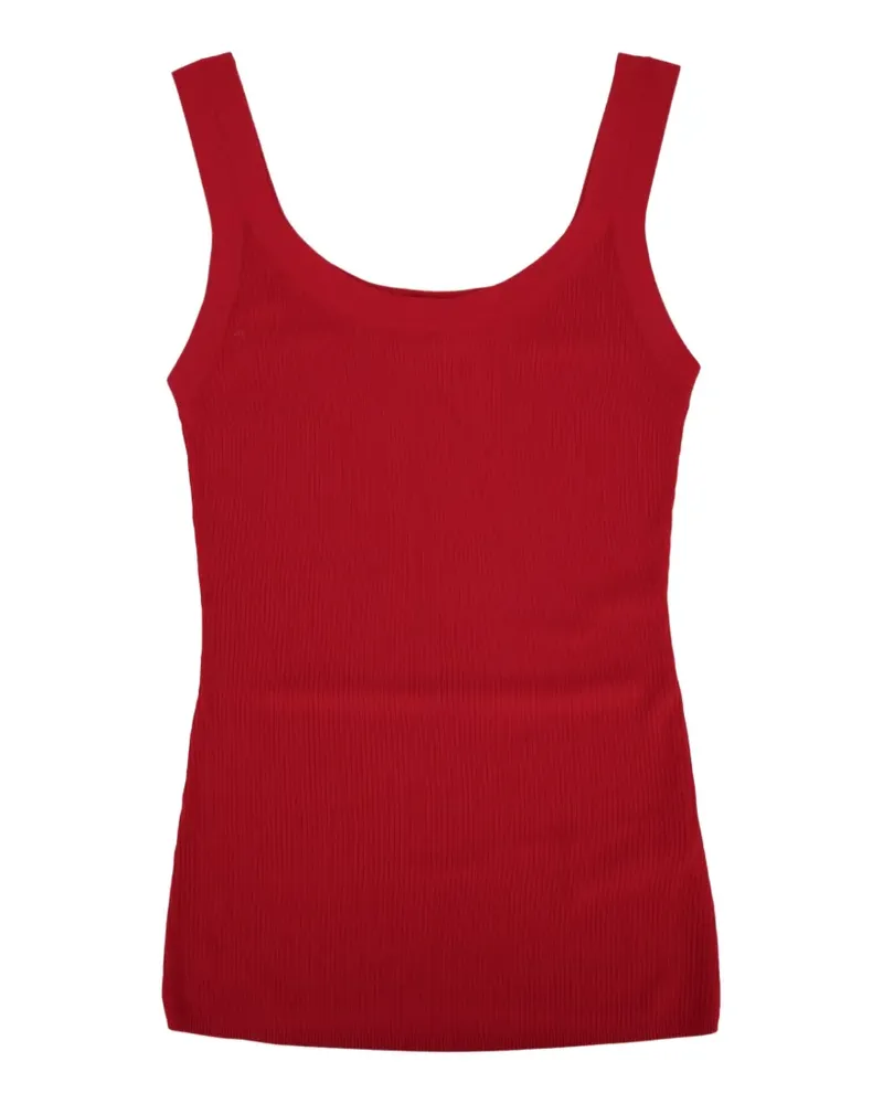 Elisabetta Franchi Geripptes Stricktop - Rot Rot