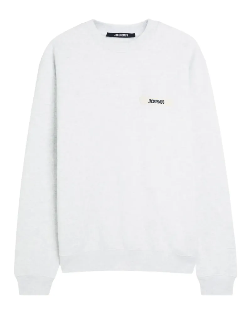 Jacquemus Sweatshirt mit Logo-Patch - Grau Grau