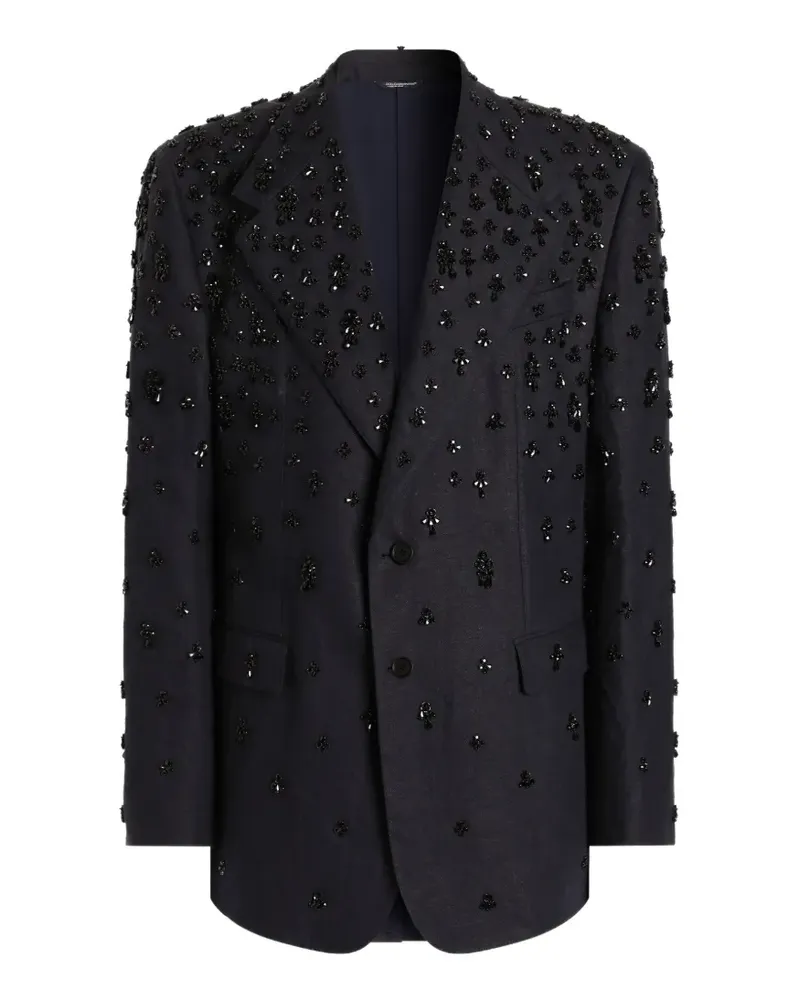 Dolce & Gabbana Jacke mit Stickerei - Blau Blau