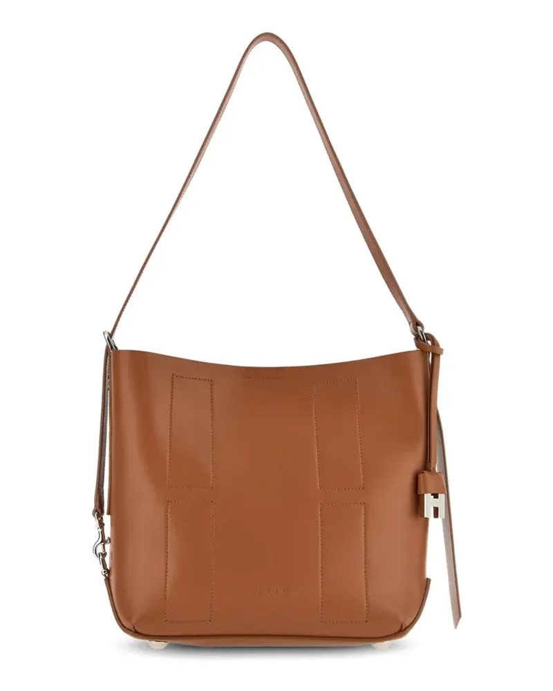 Hogan Hocket Hobo small shoulder bag - Braun Braun
