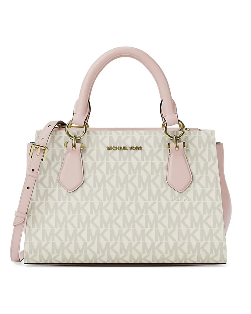 Michael Kors small Marilyn monogram-pattern tote bag - Nude Nude