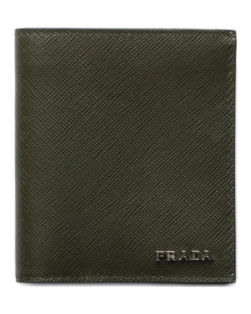 Prada Portemonnaie aus Saffiano-Leder - Grün Grün