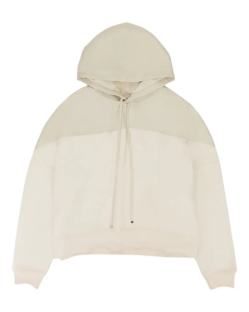 Amiri Hybrid Hoodie mit Einsätzen - Nude Nude