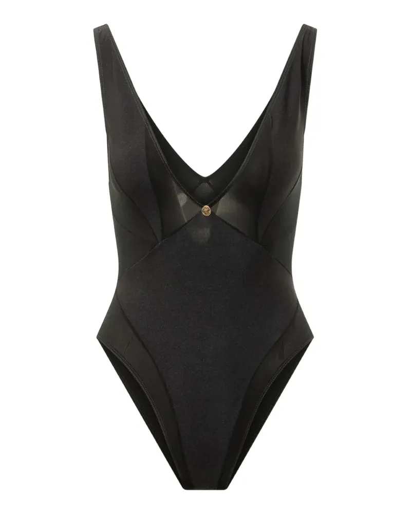 Versace Medusa plaque bodysuit - Schwarz Schwarz