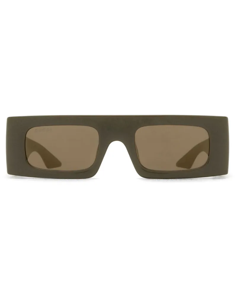 Gucci Sonnenbrille mit GG - Grün Grün