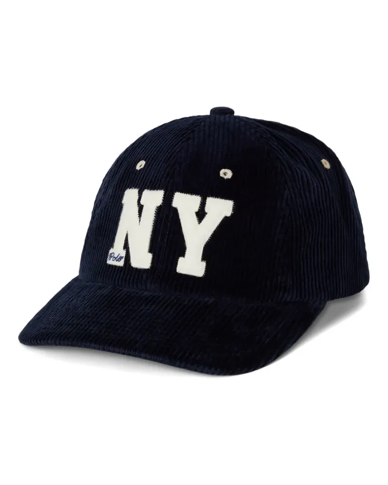 Ralph Lauren Baseballkappe aus Cord - Blau Blau
