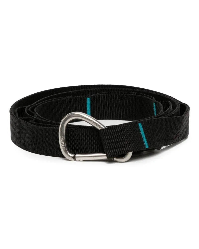 OAMC Ripsband-Gürtel mit Logo-Gravur - Schwarz Schwarz