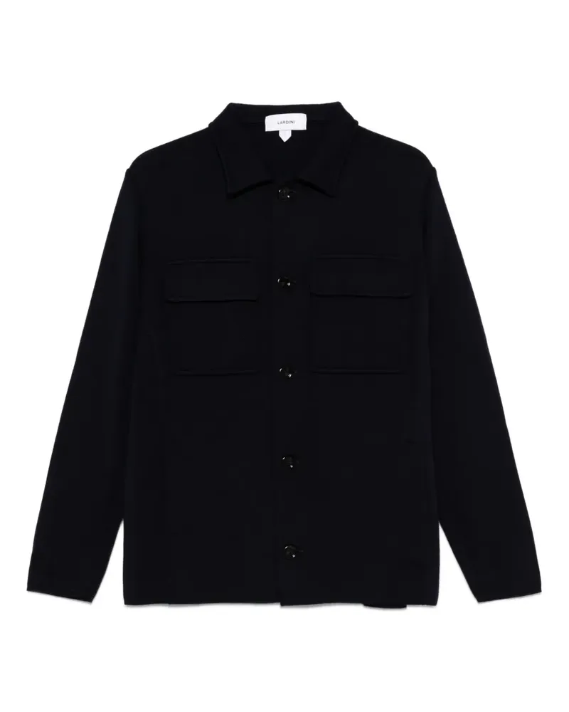 LARDINI Jacke mit aufgesetzten Taschen - Blau Blau