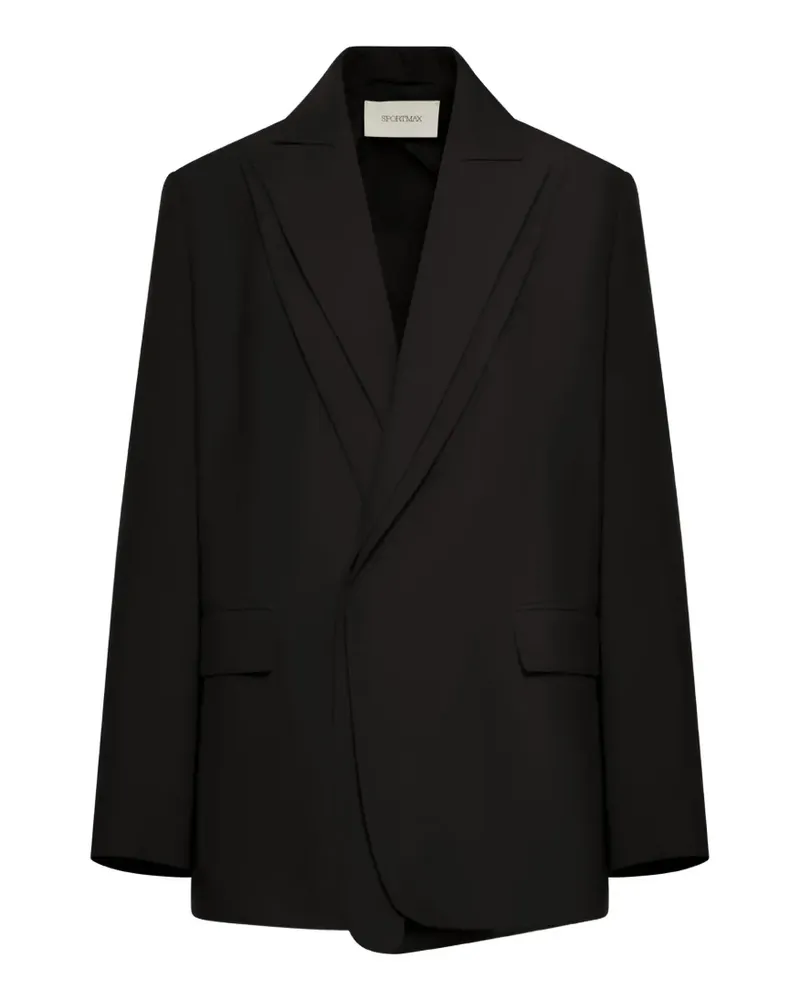 SPORTMAX buttoned blazer - Schwarz Schwarz