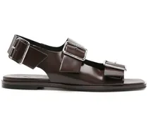 Sandalen mit Schnallenriemen - Braun