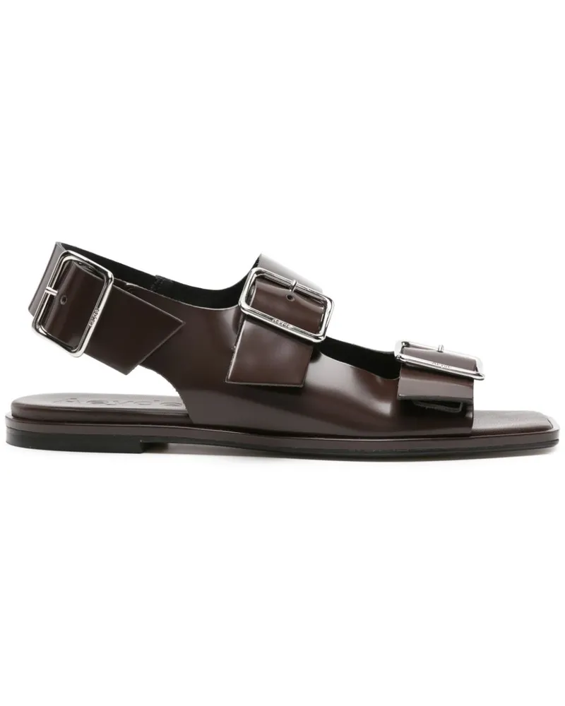 aeyde Sandalen mit Schnallenriemen - Braun Braun