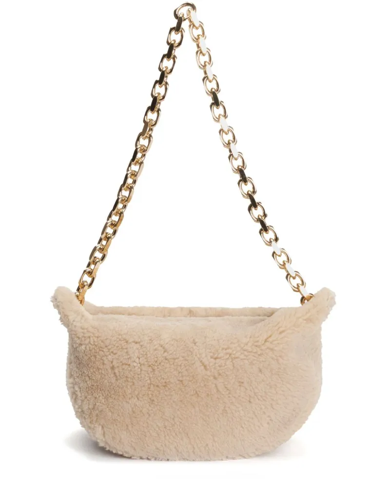 Fabiana Filippi Mini Shearling-Handtasche - Nude Nude