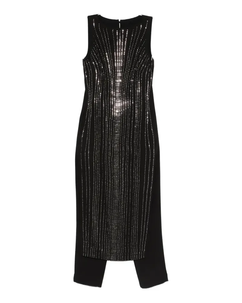 Pinko rhinestone-embellished jumpsuit - Schwarz Schwarz