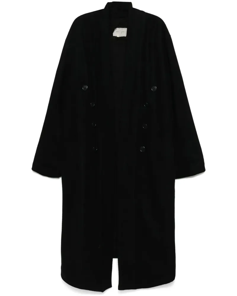Greg Lauren GL1 Mantel mit Knöpfen - Schwarz Schwarz