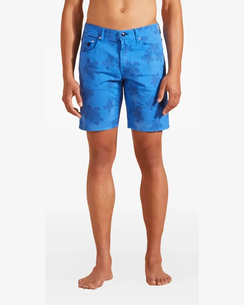Vilebrequin Ronde des Tortues Shorts - Blau Blau