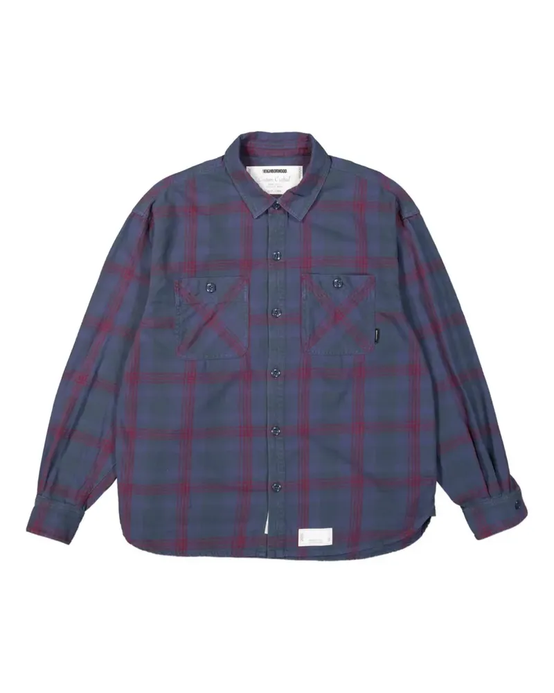 Neighborhood Savage Hemd mit Schottenkaro - Blau Blau