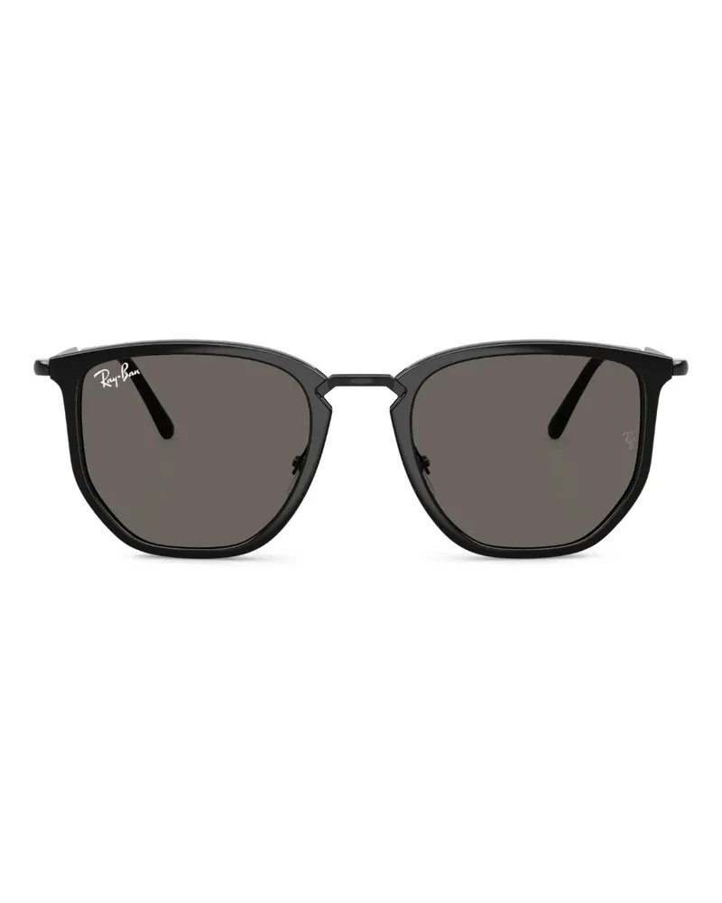 Ray Ban Sonnenbrille mit geometrischem Gestell - Schwarz Schwarz