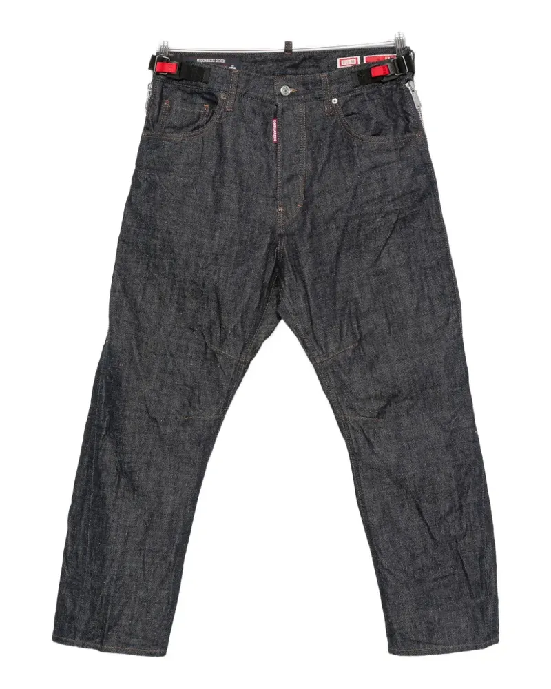 Dsquared2 Kawaii logo-patch jeans - Blau Blau