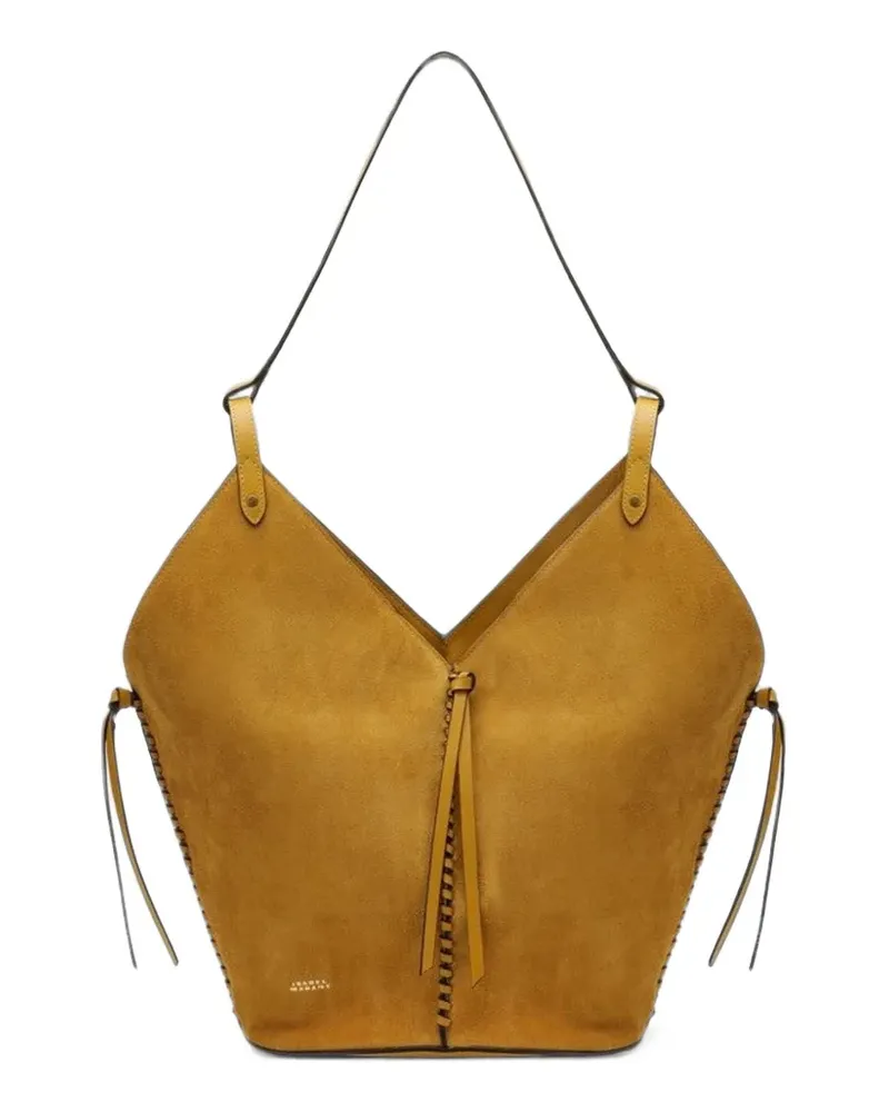 Isabel Marant Tampa GA Tote Bag mit Überwendlingsstich - Braun Braun