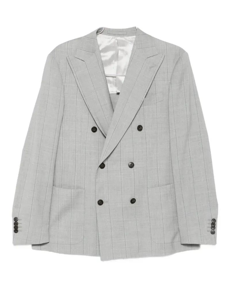 Luigi Bianchi Mantova striped-pattern suit - Grau Grau