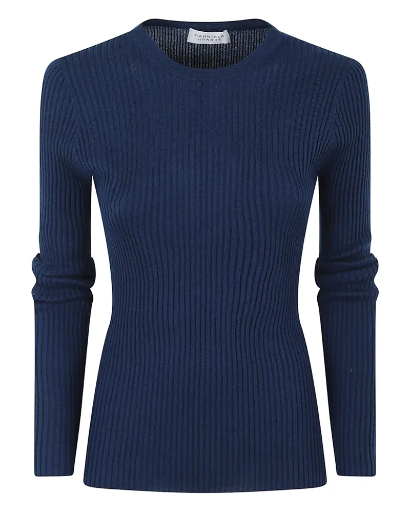 Gabriela Hearst Geripptes Oberteil - Blau Blau
