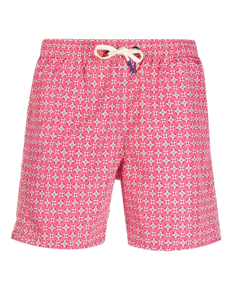 Altea Badeshorts mit geometrischem Print - Rosa Rosa