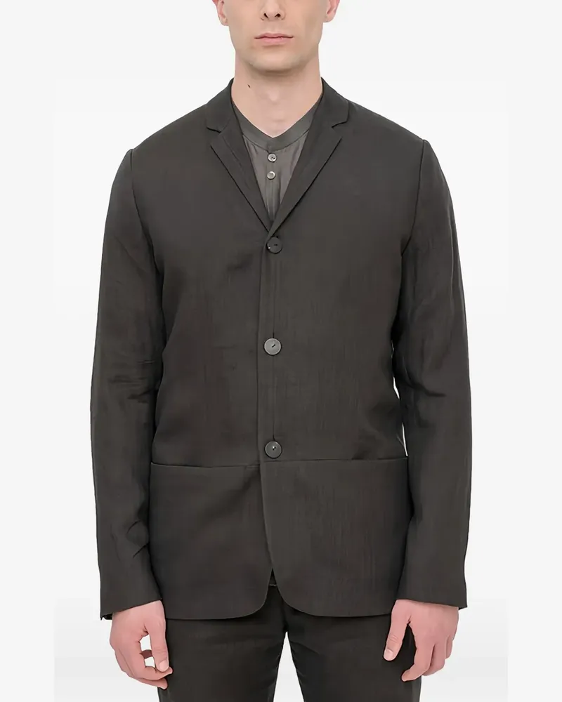 Label Under Construction single-breasted blazer - Braun Braun