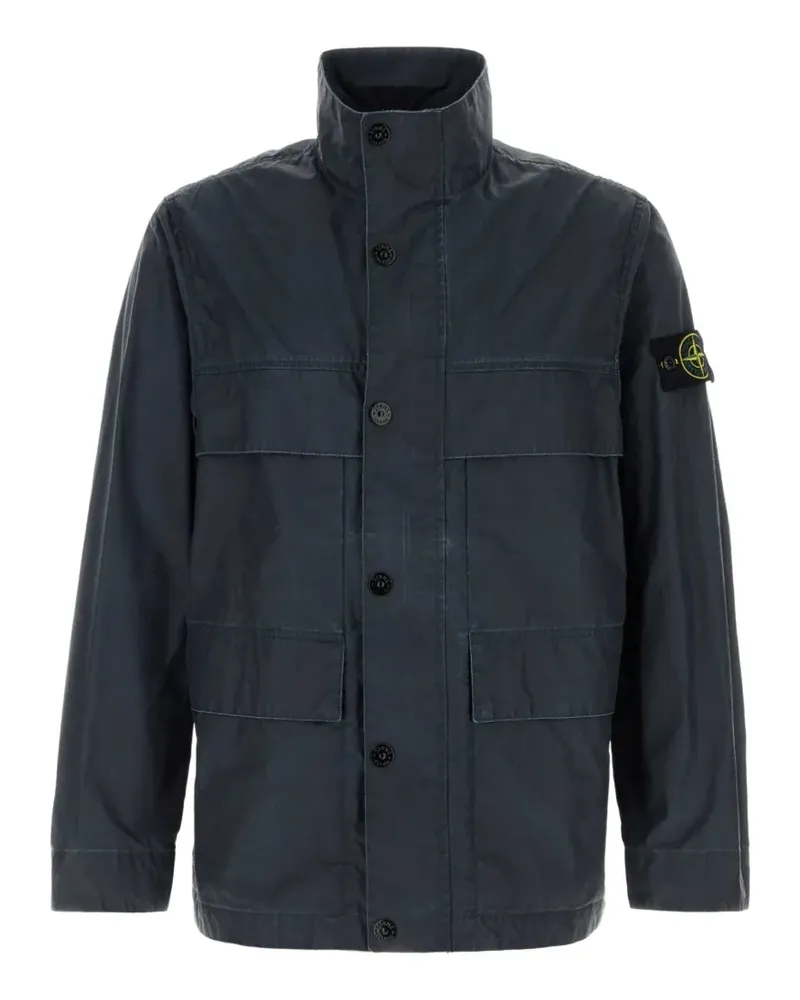 Stone Island 4100024 button jacket - Blau Blau
