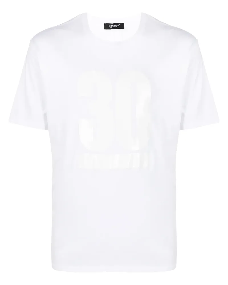 Undercover T-Shirt mit Tape-Print - Weiß Weiß