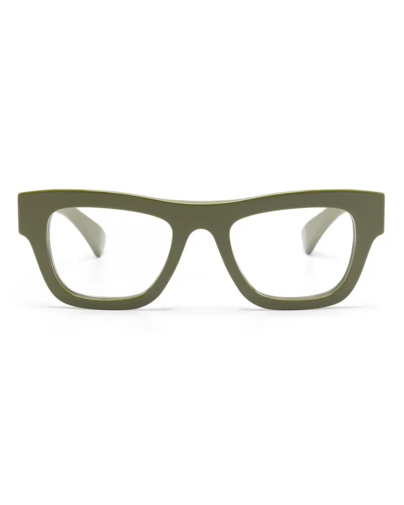Gucci Brille mit eckigem Gestell - Grün Grün