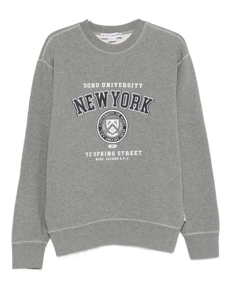 A.P.C. x Marc Jacobs graphic-print sweater - Grau Grau