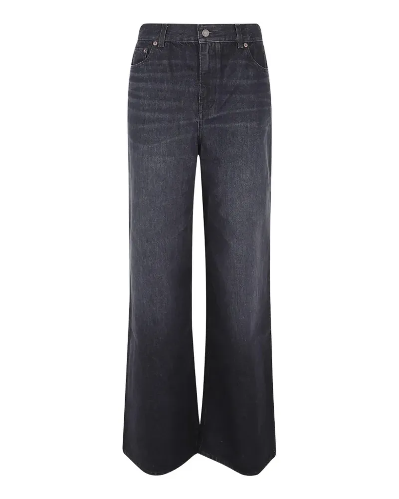 Chloé Weite High-Rise-Jeans - Grau Grau