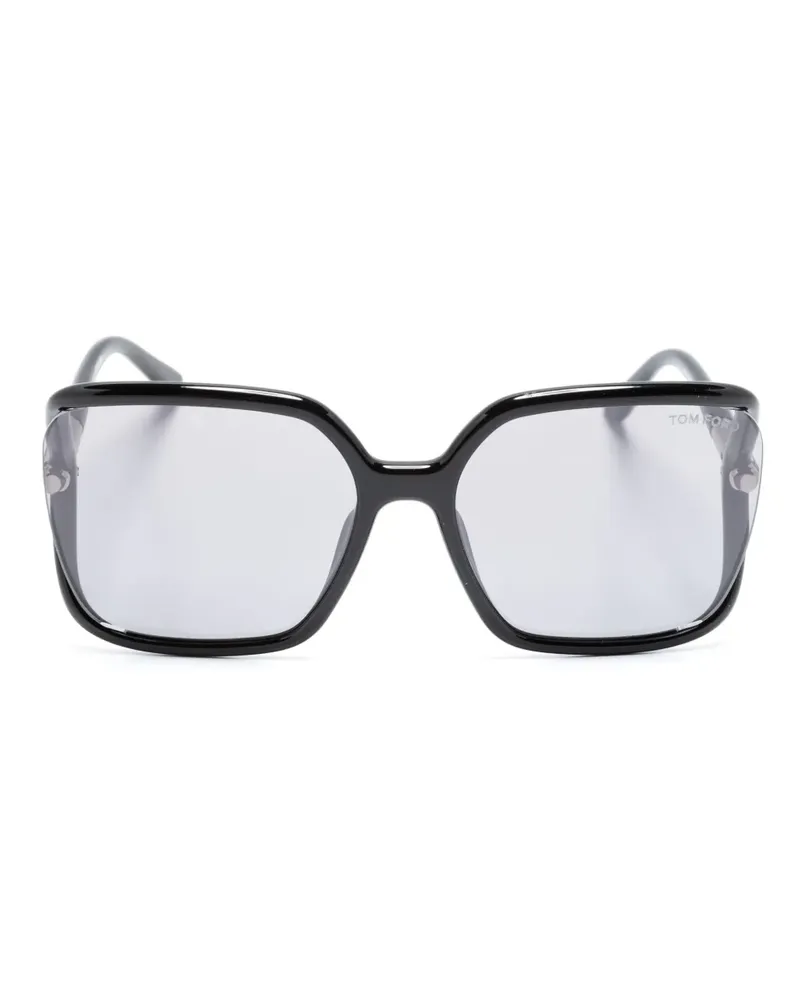 Tom Ford Solange 02 Sonnenbrille im Butterfly-Design - Schwarz Schwarz