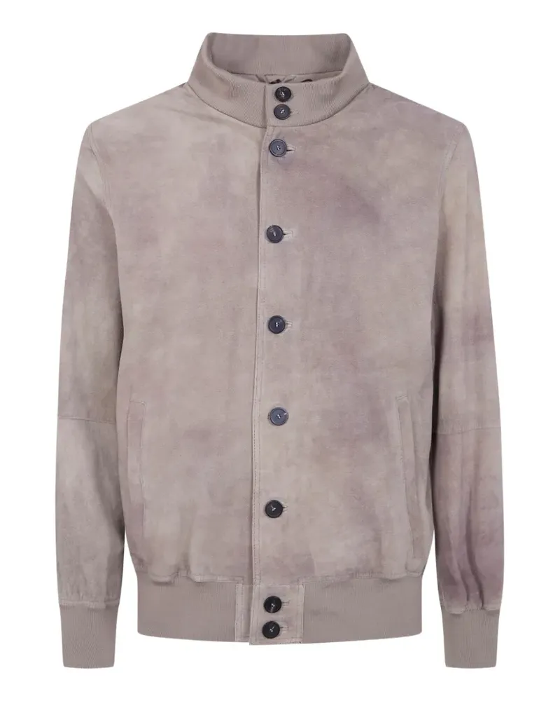 Giorgio Brato buttoned bomber jacket - Grau Grau