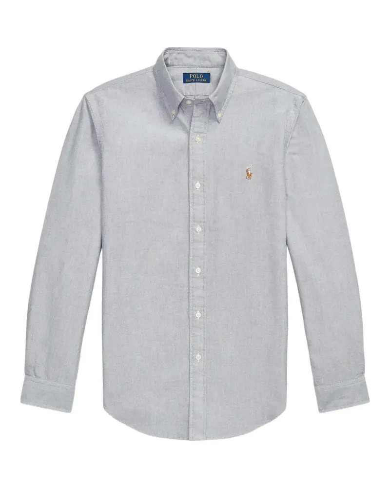 Ralph Lauren Oxford-Hemd mit Stickerei - Grau Grau