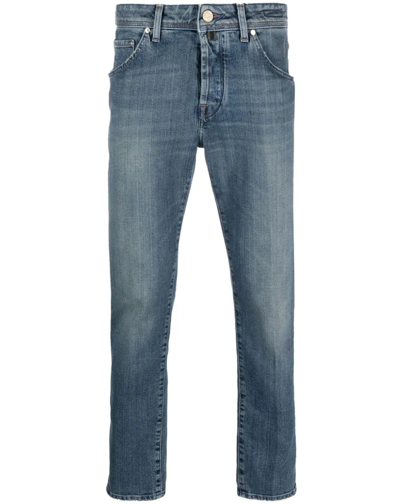 Jacob Cohën Scott Tapered-Jeans - Blau Blau