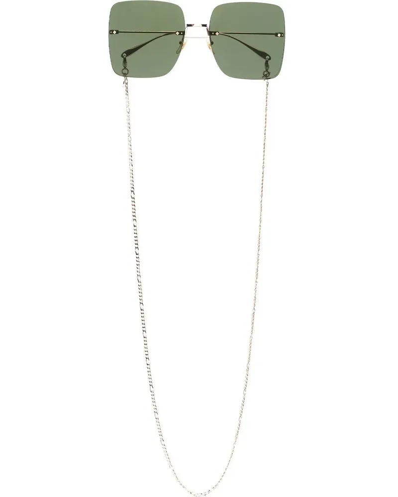 Gucci Rahmenlose Sonnenbrille - Gold Gold