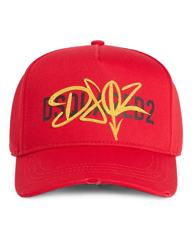 Dsquared2 Baseballmütze mit -Logo - Rot Rot